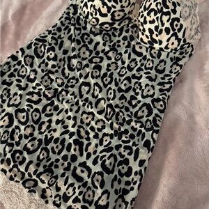 Victoria's Secret Leopard Print Chemise